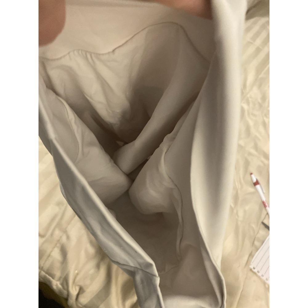 Size Small Ladies White Shorts Elastic Waist With‎ Back Zipper Pocket,0217 - Picture 4 of 6